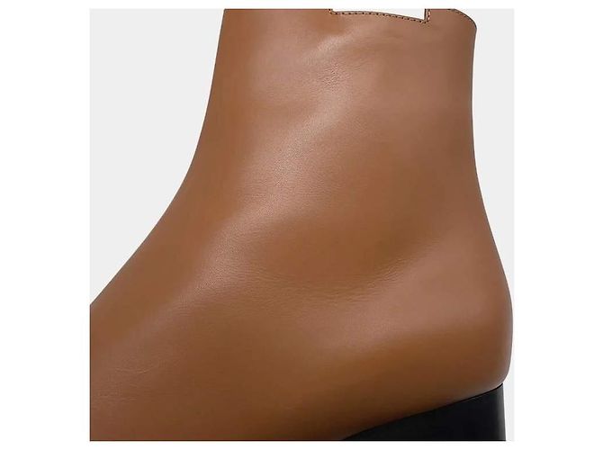 HERMÈS: Botines Modelo "DÉMARCHE" 36 Camello - vista 3