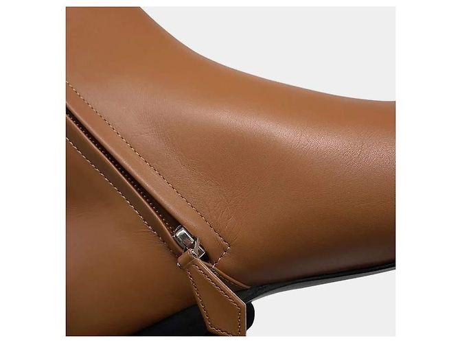 HERMÈS: Botines Modelo "DÉMARCHE" 36 Camello - vista 4