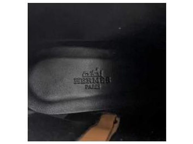 HERMÈS: Botines Modelo "DÉMARCHE" 36 Camello - vista 6