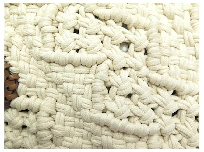BORSA A MANO GIVENCHY ANTIGONA CROCHET E PELLE BORSA DA WEEKEND Beige - vista 9