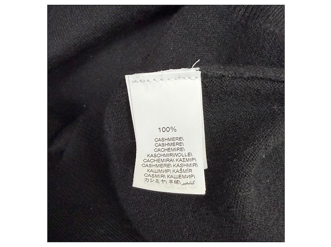 Brunello Cucinelli Knitted Crewneck Sweaters in Black Cashmere - view 4