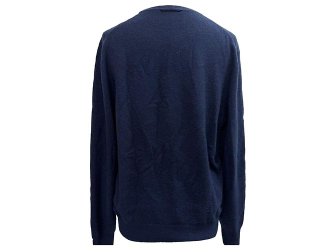 Ermenegildo Zegna Z Zegna Strickpullover aus marineblauem Kaschmir - Ansicht 3