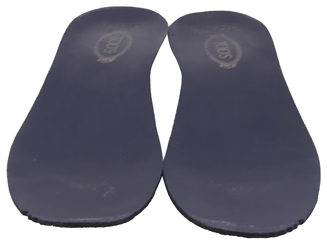 Sneakers basse Tod's No_Code in pelle blu navy - vista 8