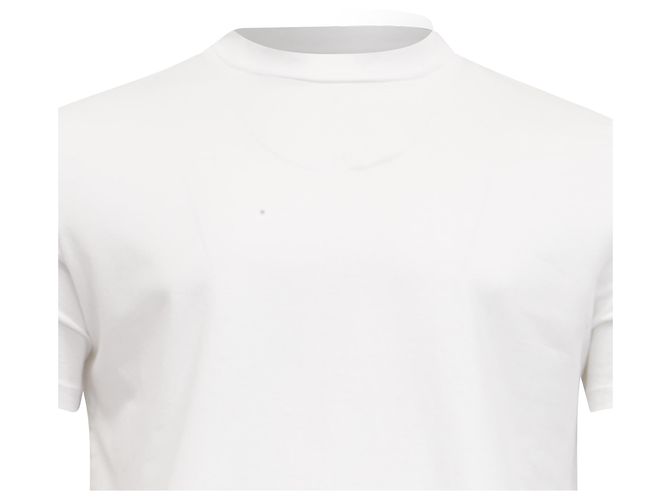Camiseta de cuello redondo Jil Sander en algodón blanco Crudo - vista 2