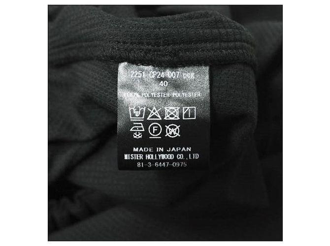 Autre Marque CARGO-HOSEN AUS POLYESTER MIT N.HOOLYWOOD COMPILE GÜRTEL Schwarz - Ansicht 9
