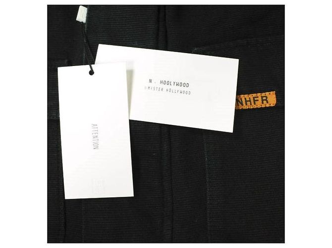 Autre Marque N.HOOLYWOOD FR CAMISA BLOUSON Blouson de algodón modacrílico Negro - vista 4