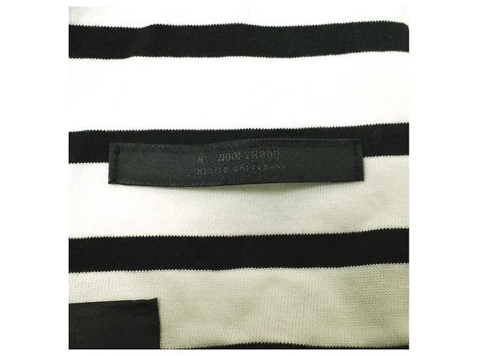 Autre Marque Camiseta de algodón negra N.HOOLYWOOD B.D CREW Negro - vista 8