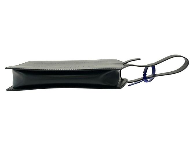 Off White OFF-WHITE Leder Clutch mit Namensschild - Ansicht 10