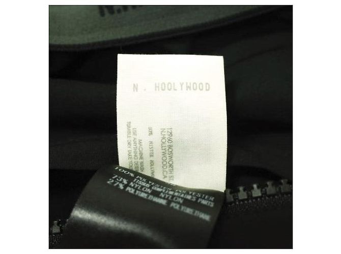 Autre Marque N.HOOLYWOOD TEST PRODUCT EXCHANGE SERVICE Polyester Shorts Schwarz - Ansicht 7