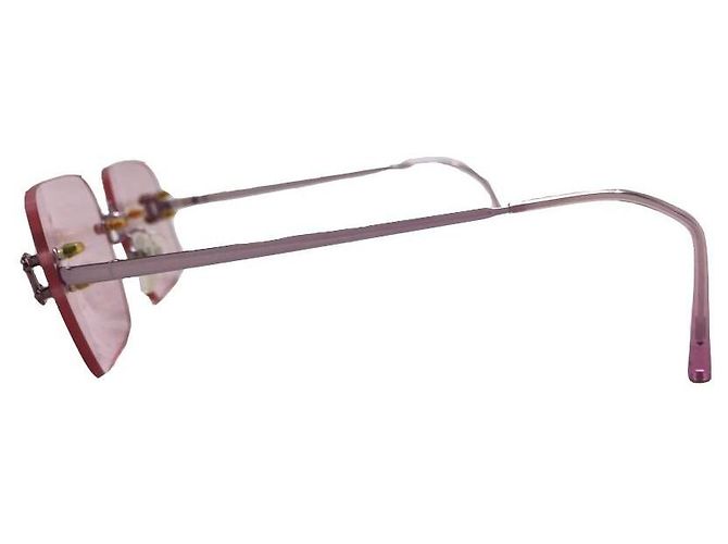 Occhiali da sole rosa Swarovski Rhinestone Chanel 2047-B - vista 2