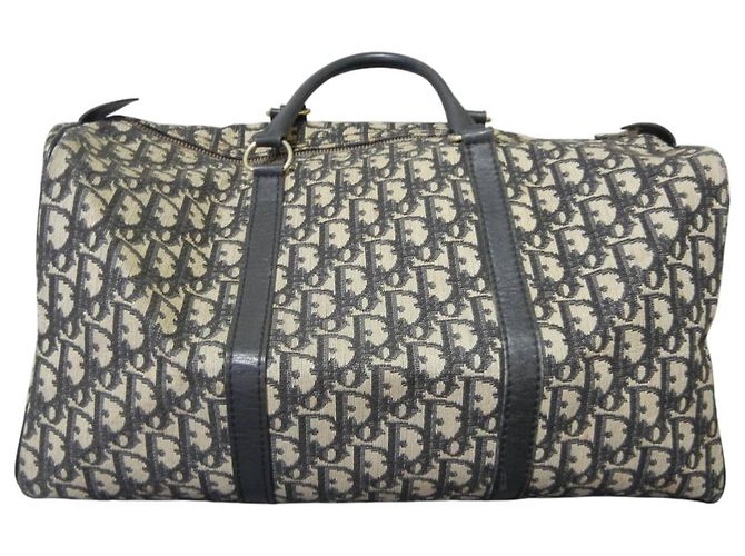 Borsa da viaggio Boston in monogramma nero Christian Dior - vista 2