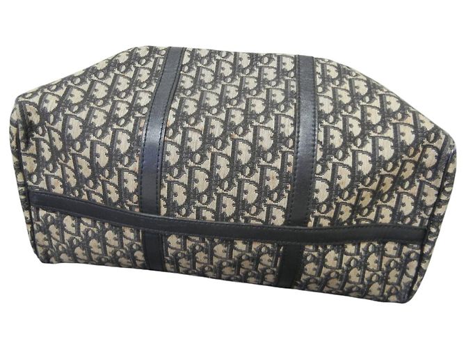 Borsa da viaggio Boston in monogramma nero Christian Dior - vista 3