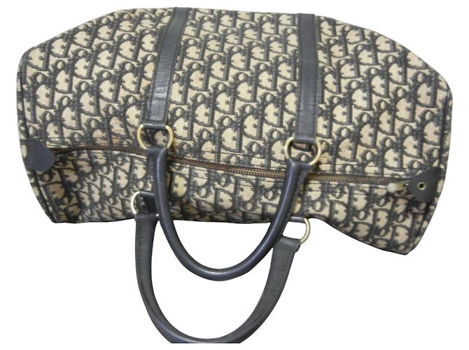 Borsa da viaggio Boston in monogramma nero Christian Dior - vista 4