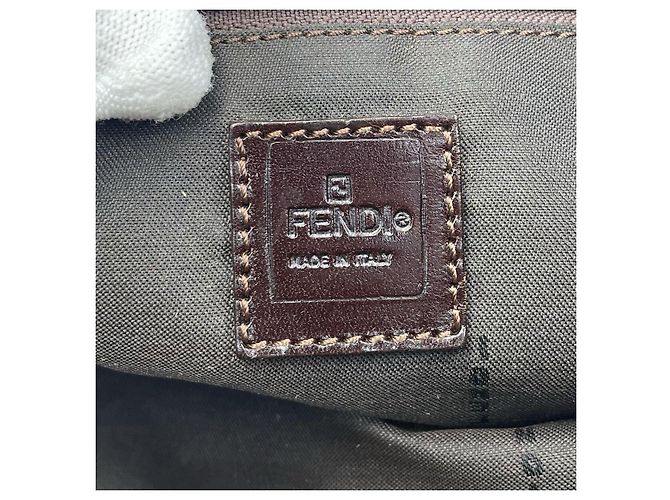 Fendi Zucca-Muster Tote Bag in Khaki Dunkelbraun - Ansicht 8