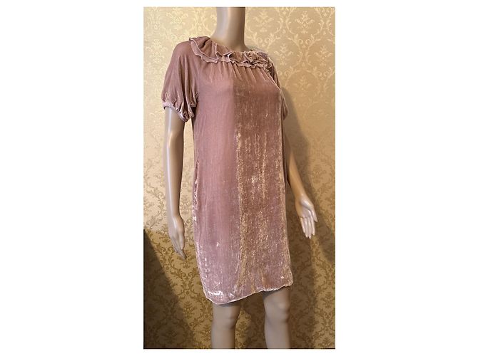 Vestido de terciopelo Dolce & Gabbana con forro de seda - vista 11