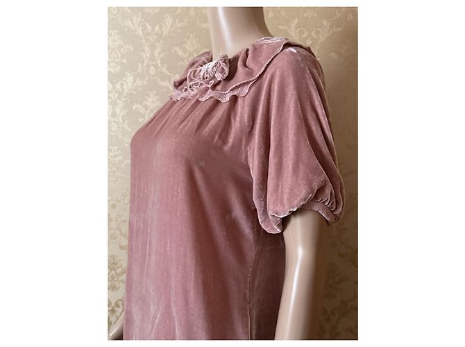 Vestido de terciopelo Dolce & Gabbana con forro de seda - vista 13