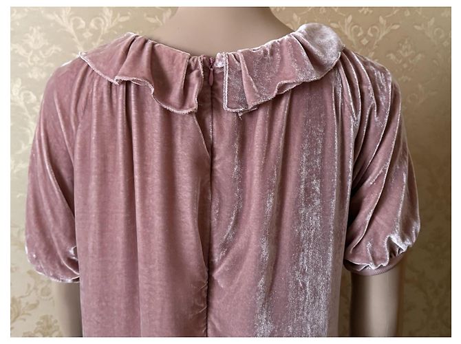 Vestido de terciopelo Dolce & Gabbana con forro de seda - vista 15