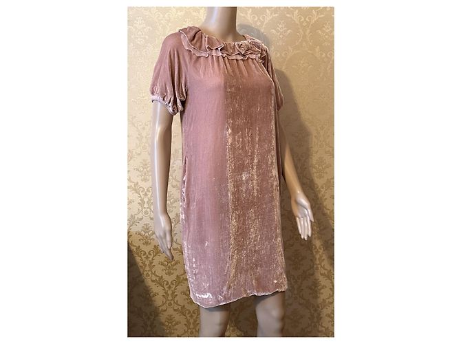 Vestido de terciopelo Dolce & Gabbana con forro de seda - vista 7