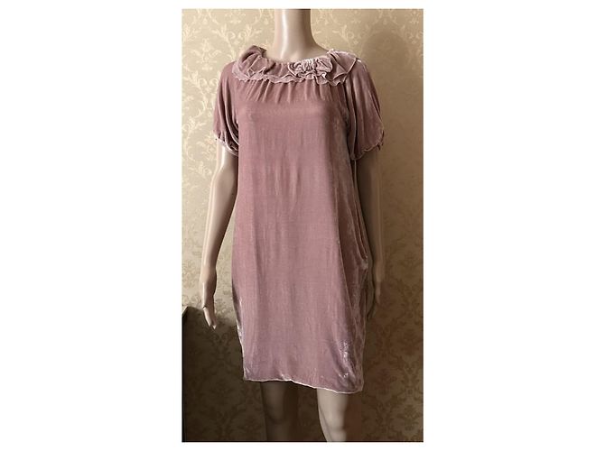 Vestido de terciopelo Dolce & Gabbana con forro de seda - vista 8