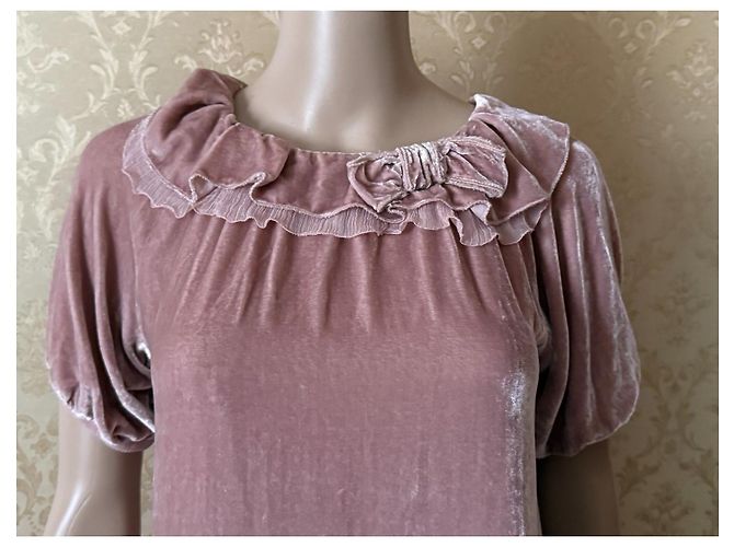 Vestido de terciopelo Dolce & Gabbana con forro de seda - vista 9