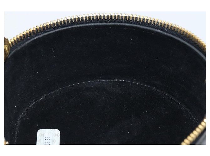 CHANEL COCO Marque Boîte à Bijoux Boîte à Bijoux Vernie Noir Or CC Auth 166447 Doré - vue 18