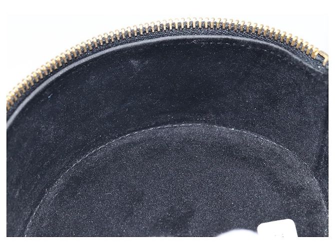 CHANEL COCO Marque Boîte à Bijoux Boîte à Bijoux Vernie Noir Or CC Auth 166447 Doré - vue 19