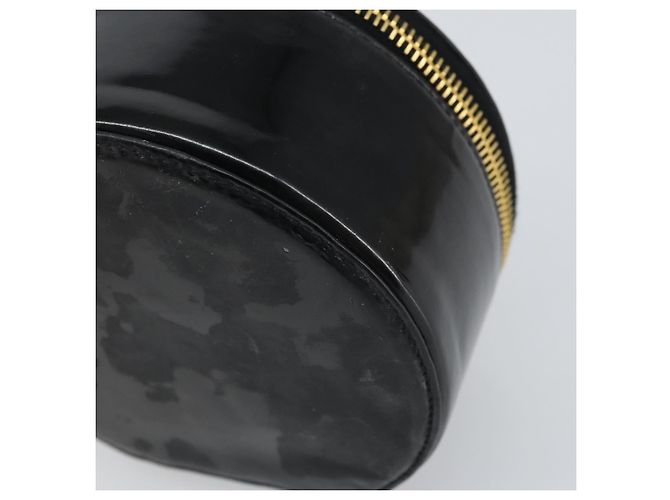 CHANEL COCO Marque Boîte à Bijoux Boîte à Bijoux Vernie Noir Or CC Auth 166447 Doré - vue 7