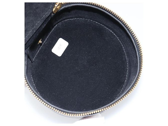 CHANEL COCO Marque Boîte à Bijoux Boîte à Bijoux Vernie Noir Or CC Auth 166447 Doré - vue 9