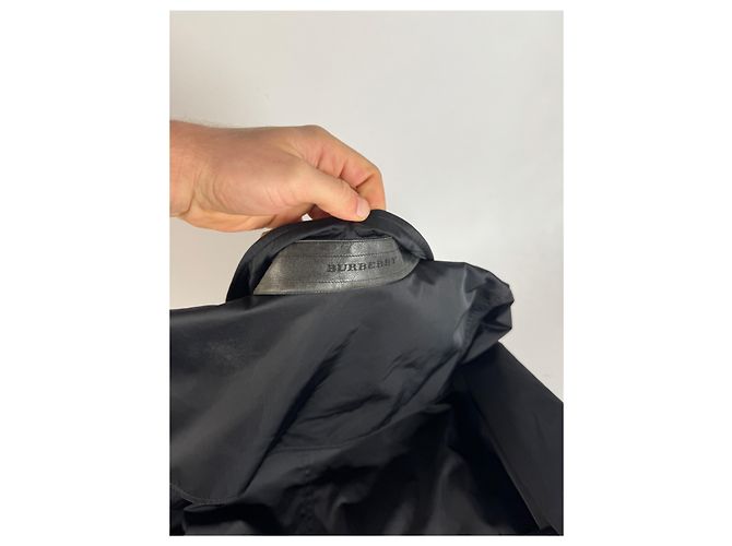 Vintage Burberry Trenchcoat Schwarz - Ansicht 10