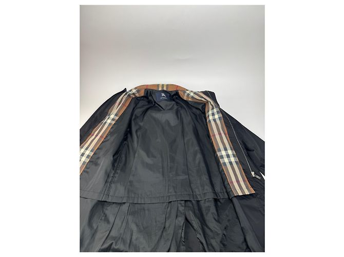 Vintage Burberry Trenchcoat Schwarz - Ansicht 11