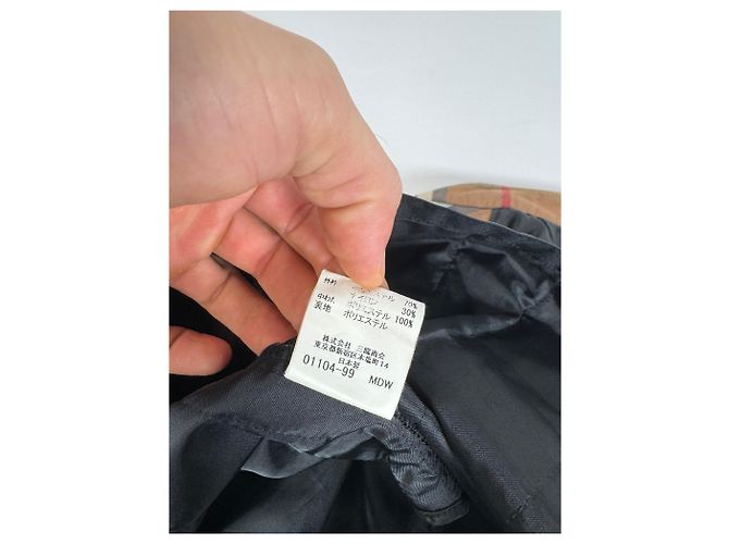 Vintage Burberry Trenchcoat Schwarz - Ansicht 13