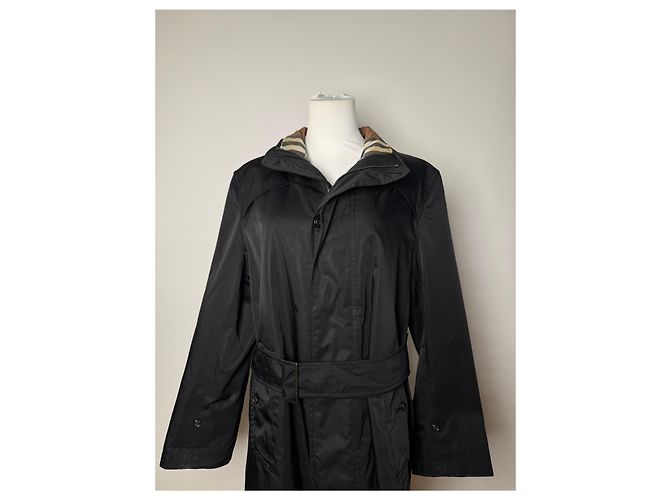 Vintage Burberry Trenchcoat Schwarz - Ansicht 14