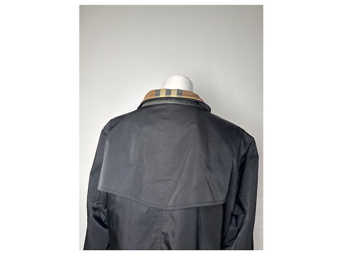 Vintage Burberry Trenchcoat Schwarz - Ansicht 15