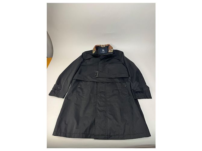 Vintage Burberry Trenchcoat Schwarz - Ansicht 4
