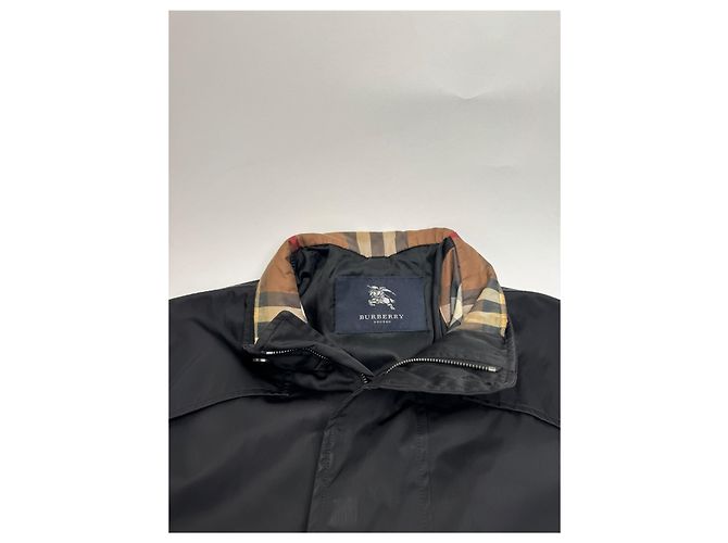 Vintage Burberry Trenchcoat Schwarz - Ansicht 5
