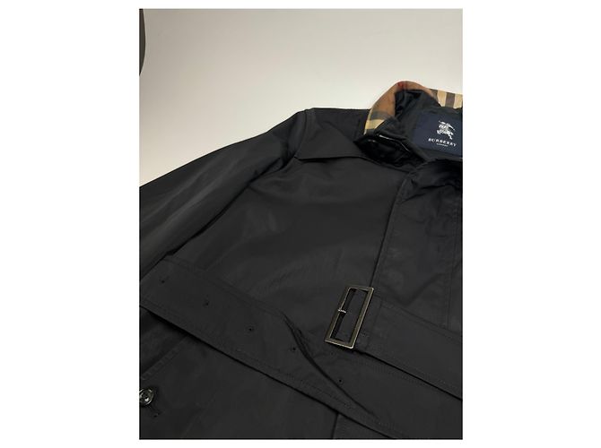 Vintage Burberry Trenchcoat Schwarz - Ansicht 6