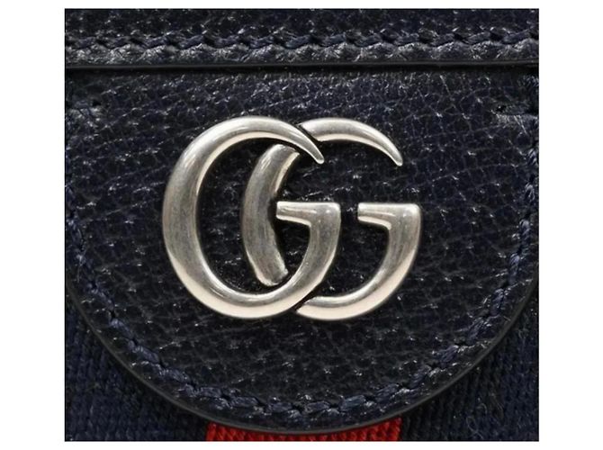 Borsa a tracolla Gucci Ophidia GG Supreme Nero Rosso Beige - vista 3