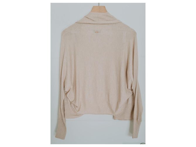 Escada Cardigan Weste Beige Polyamid XS - Ansicht 4