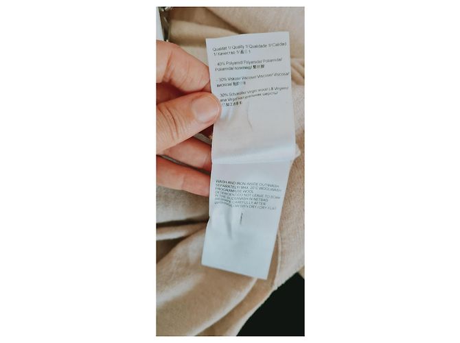 Escada Cardigan Weste Beige Polyamid XS - Ansicht 6