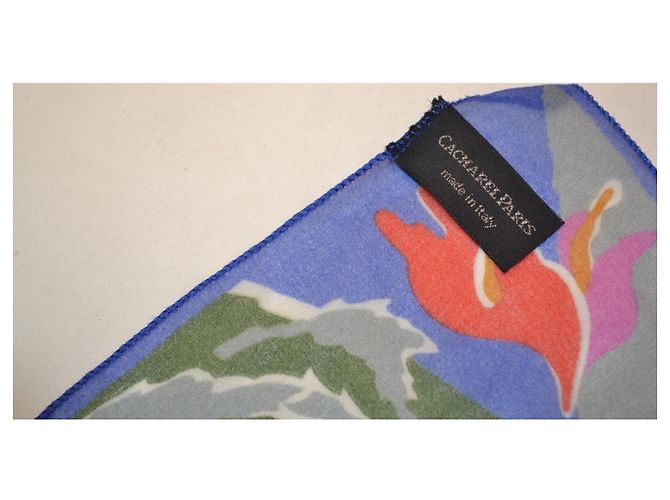Foulard fantasia Cacharel multicolore 35x35 cm - vista 3