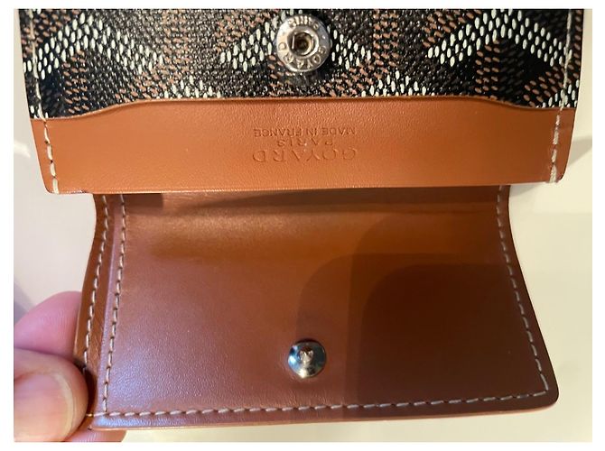 Goyard Marigny Geldbörse Schwarz Leder - Ansicht 6