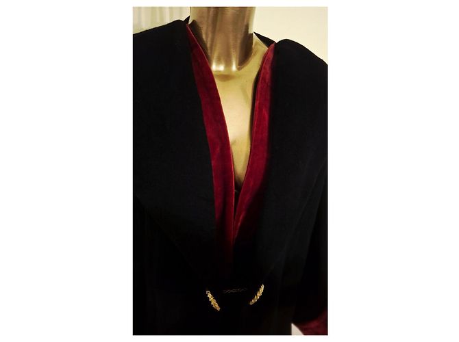 Autre Marque Cappotto Oronero Lana e Mohair tg.IT 42 Nuovo Bordò - vista 14