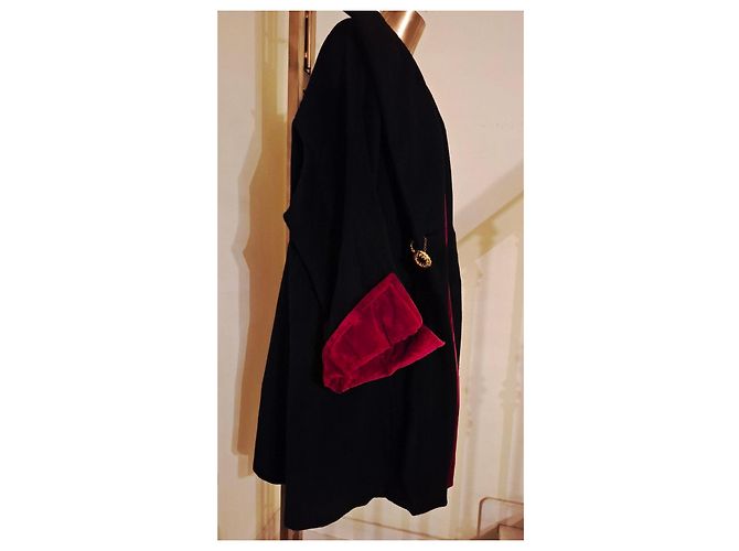 Autre Marque Cappotto Oronero Lana e Mohair tg.IT 42 Nuovo Bordò - vista 18