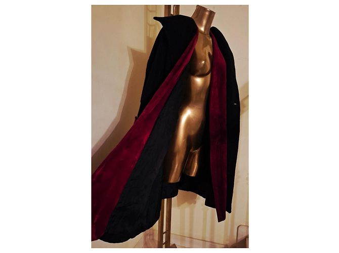 Autre Marque Cappotto Oronero Lana e Mohair tg.IT 42 Nuovo Bordò - vista 19