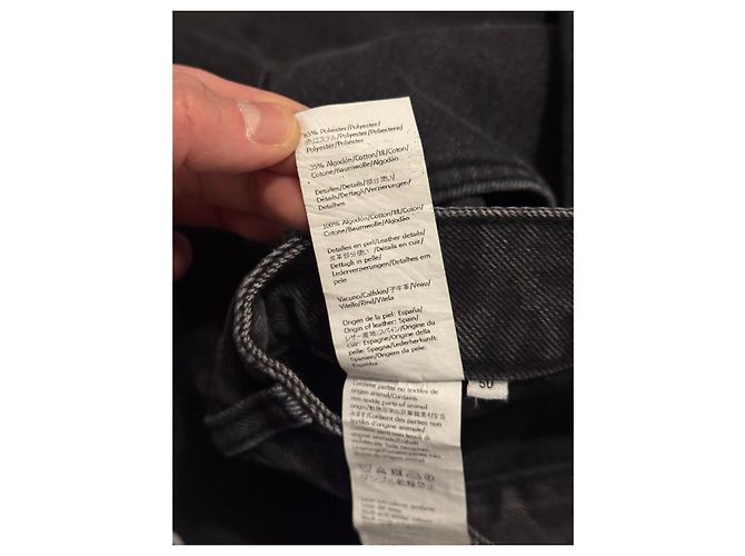 Loewe Anagram Embroidered Black Jeans - view 10