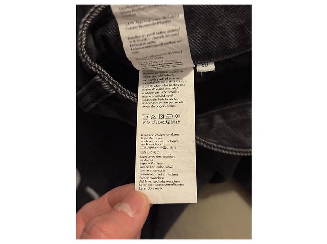 Loewe Anagram Embroidered Black Jeans - view 11