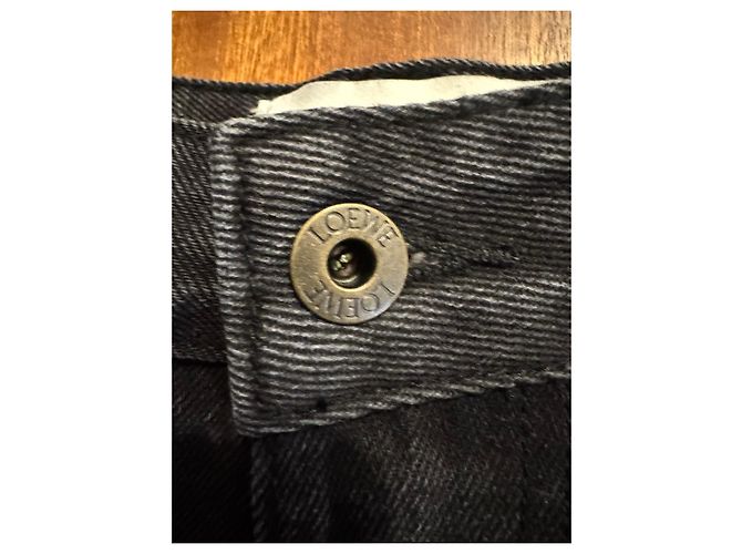 Loewe Anagram Embroidered Black Jeans - view 3