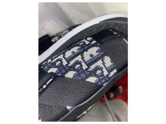 Dior Monogramm Flip-Flops Schwarz - Ansicht 6