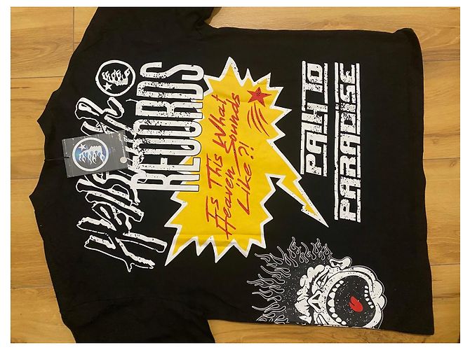 Autre Marque T-shirt a maniche lunghe Hellstar Records nera Nero - vista 3