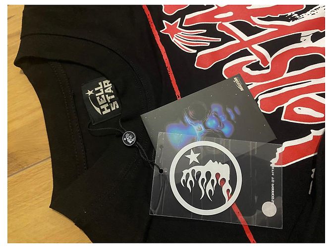 Autre Marque T-shirt a maniche lunghe Hellstar Records nera Nero - vista 5